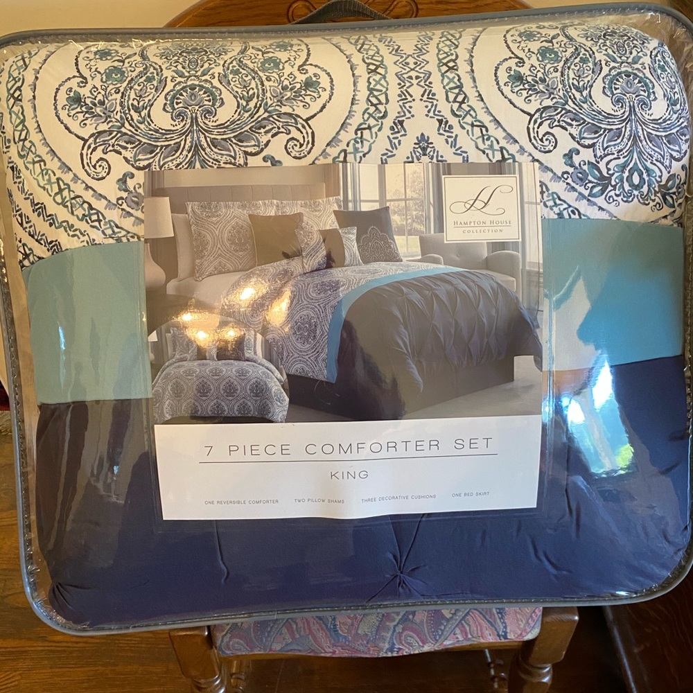 NEWHamilton House Collection 7 piece comforter set